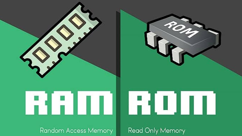 ROM và RAM khác nhau ở điểm nào?